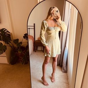 Shein long sleeve light dress